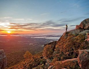 Sharp Top Mountain - Peaks of Otter by Lee Sanstead