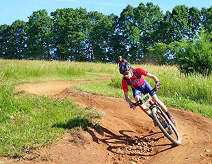 Mountain biker