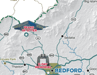 Around the Region map graphic
