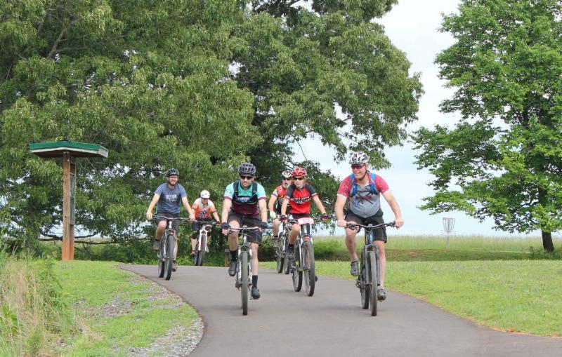 biking in Moneta